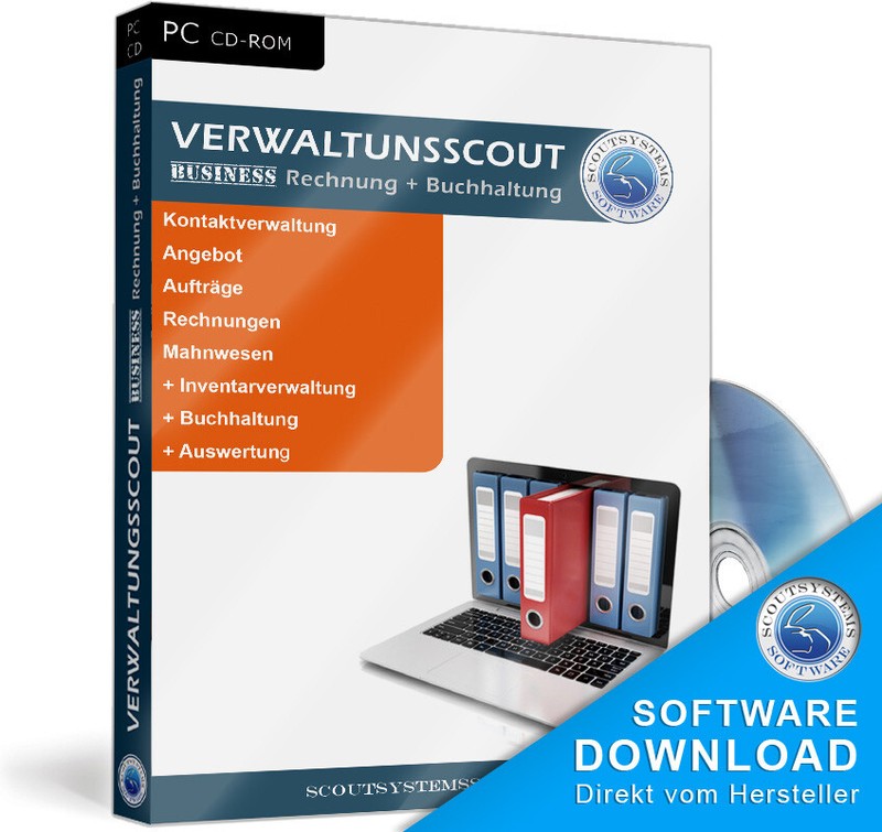 Invoice program, accounting program IT for companies, companies, self-employed