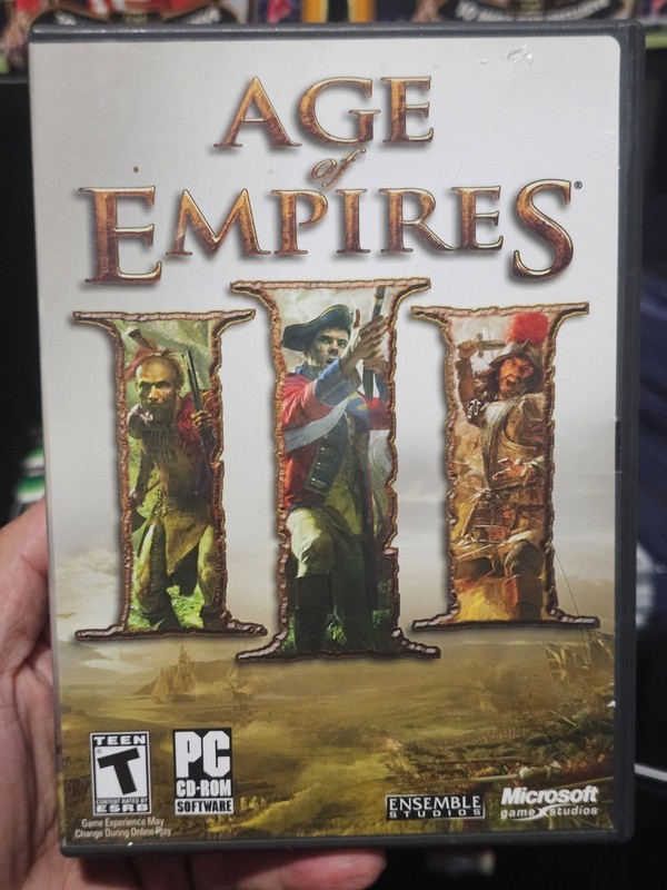 Age of Empires III 2005 Game Comes with key 3 DISKS PC CD-ROM No Manual Rare