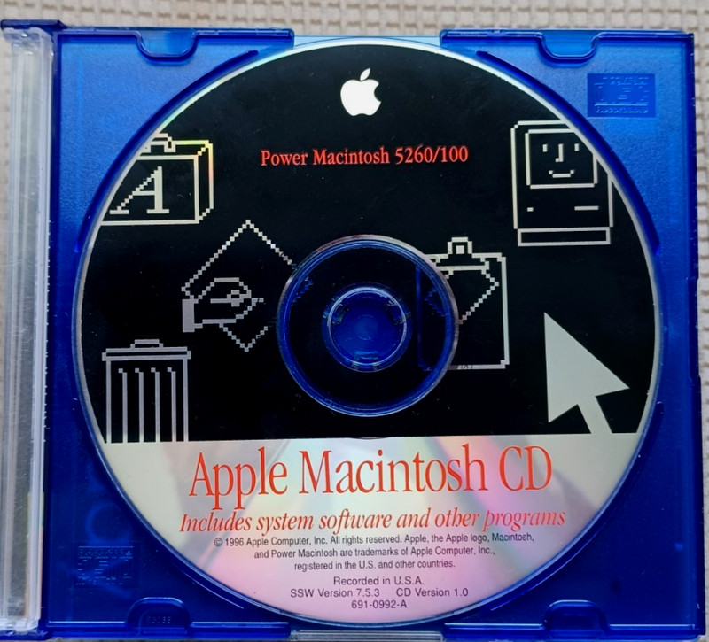 Apple Macintosh 5260/100 Install/Restoration CD