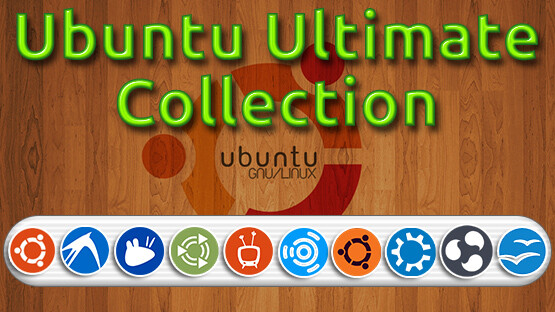 UBUNTU ULTIMATE COLLECTION 9 Full Operating Systems + OpenOffice