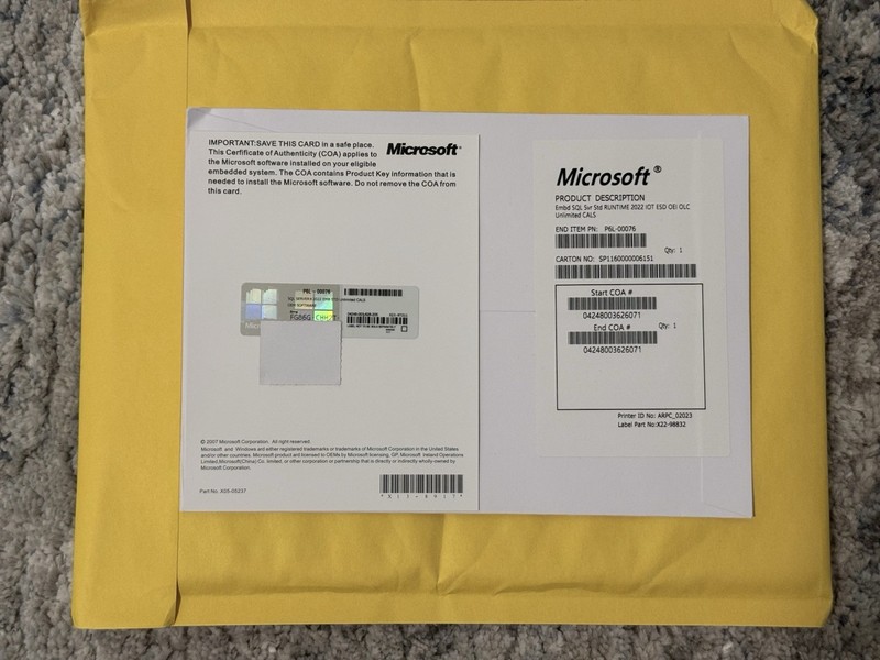 Microsoft SQL Server Standard 24 Core Unlimited User CALs with COA Key gallery