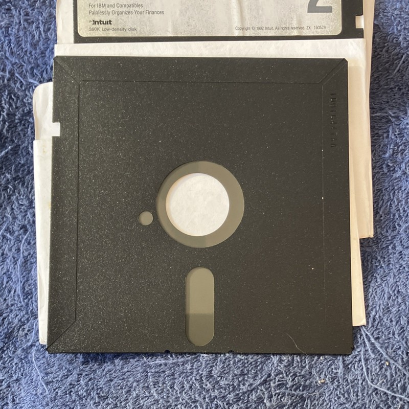 Intuit Quicken Version 6.0 for DOS Personal Finance 5.25" Floppy Disc Set of 3 gallery