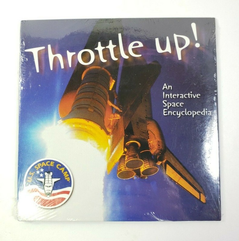 Throttle Up! U.S. SPACE CAMP - Interactive Space Encyclopedia PC/MAC NEW SEALED