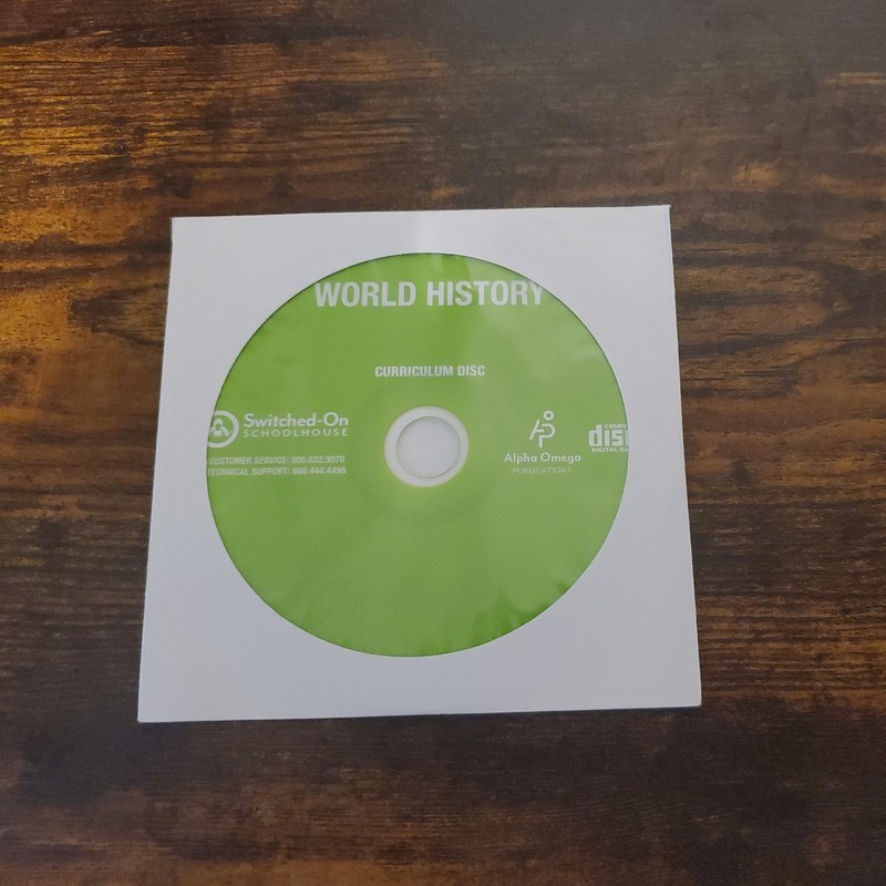 Switched on Schoolhouse - WORLD HISTORY High School 10th Grade