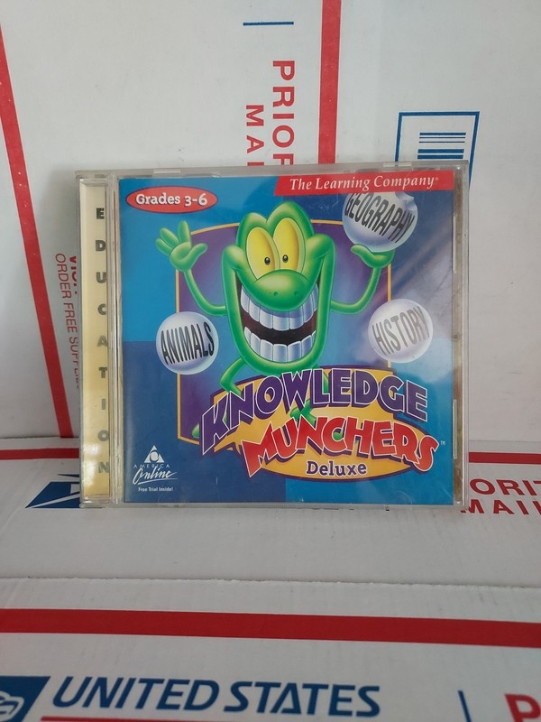 The Learning Company Knowledge Munchers Deluxe (PC/Mac, 1997) Grades 3-6 – #191