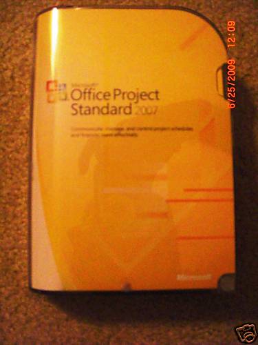 Microsoft Office Project Standard 2007, SKU 076-03745, Full Retail Version