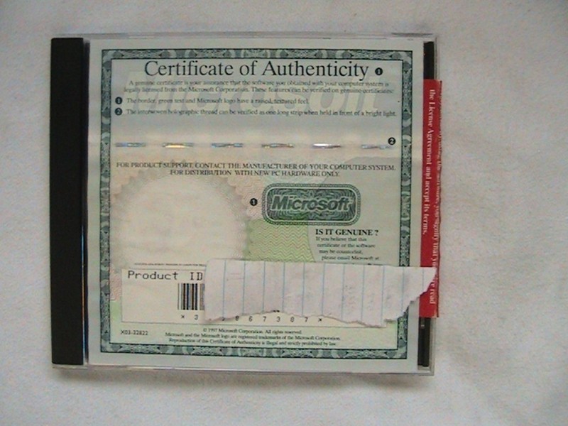 1 USED MICROSOFT OFFICE 97 PRO CD WITH PRODUCT KEY gallery