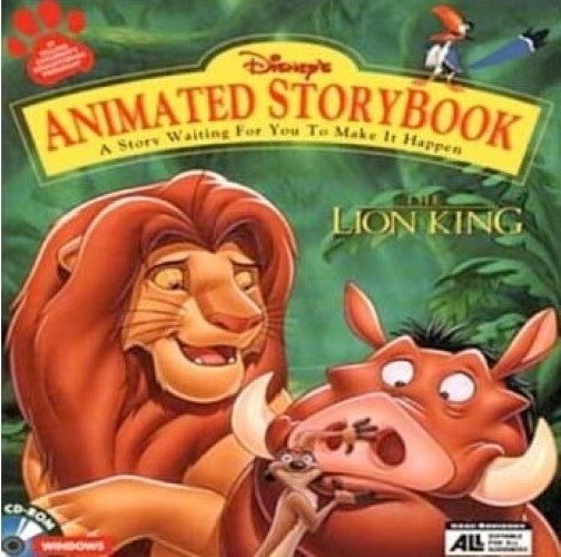 Disney – Lion King Animated Storybook CD with Program Handbook for Windows