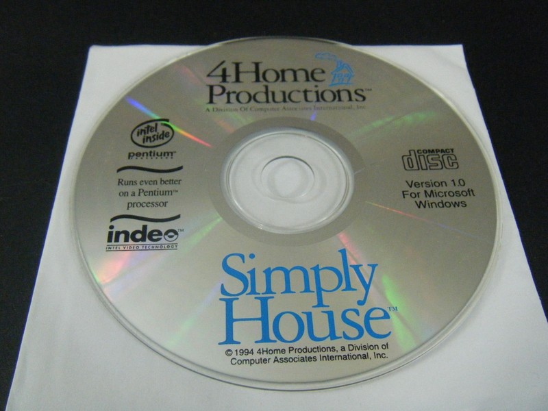 4 Home Productions Simply House – Version 1.0 (PC, 1994) – Disc Only!!!