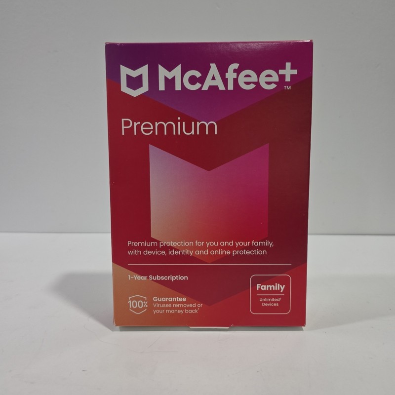 McAfee+ Premium Family Online Security & Privacy Protection / New Sealed