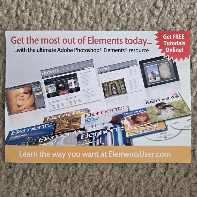 Genuine Adobe Photoshop Elements 10 DVD for PC Mac EXCELLENT with Serial Number gallery