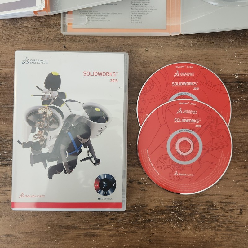 Lot Solidworks 2009 2010 2013 CAD Software 32 & 64 Bit DVD No Serial/Key Code gallery