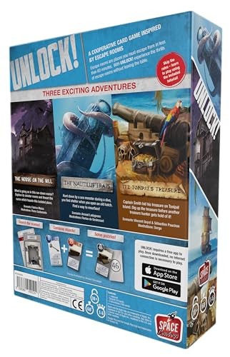 Asmodee Unlock Mystery Adventures Card Game - Escape Room-Inspired Cooperative gallery