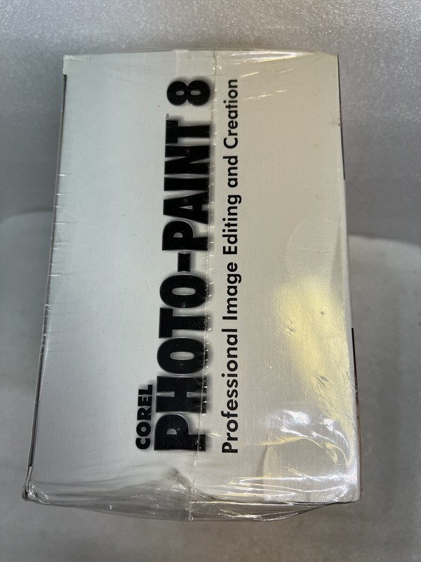 RARE 1998 Corel Photo-Paint 8 Upgrade - BRAND NEW FACTORY SEALED! gallery