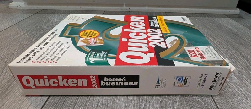 Quicken Home & Business Manage your Home & Business 2002 gallery