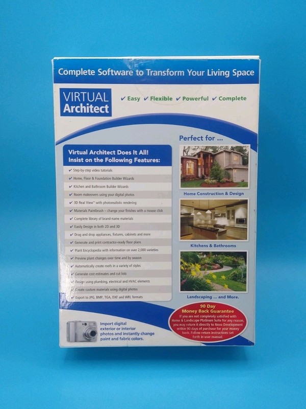 Virtual Architect Home & Landscape Platinum Suite PC CD-ROM gallery