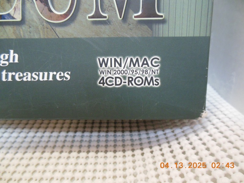 Art 1998 Home Library Collection Virtual Art Museum 4 CD-ROMs Fogware gallery