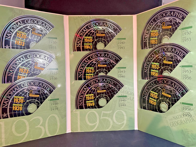 National Geographic 112 years 1960 to 1989 9 CDs