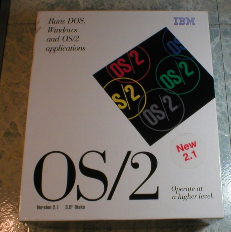IBM OS/2 Version 2.1 –3.5” Floppy Disks–Open Box–Disks Still Sealed +2 OS/2 Mags gallery