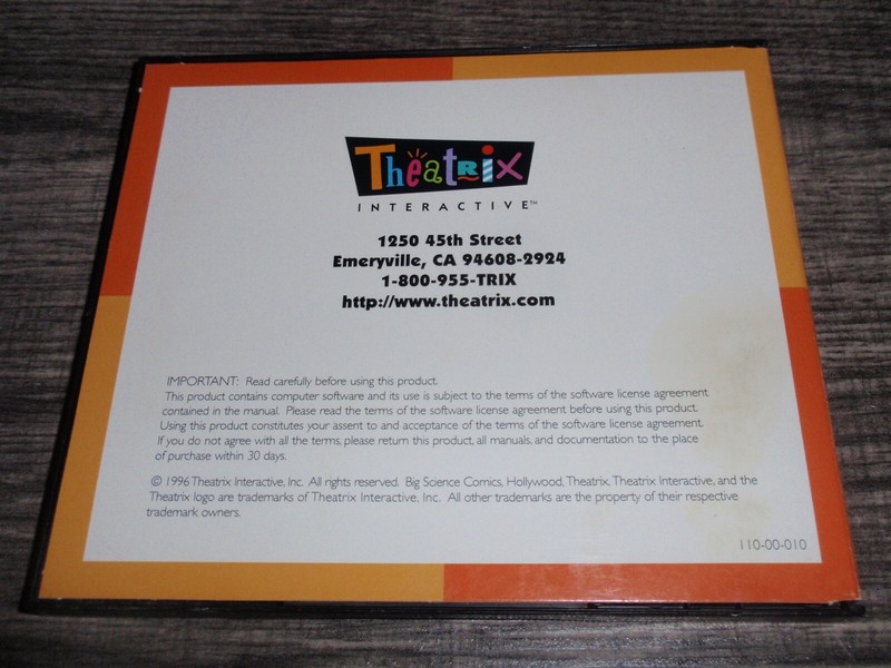 Big Science Comics PC/Mac CD-ROM Theatrix Interactive 1996 for Windows 95/3.1 gallery