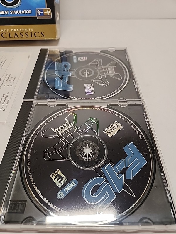 Vintage PC CD-R Game Jane's Combat Simulations F-15 The Definitive Jet Combat gallery