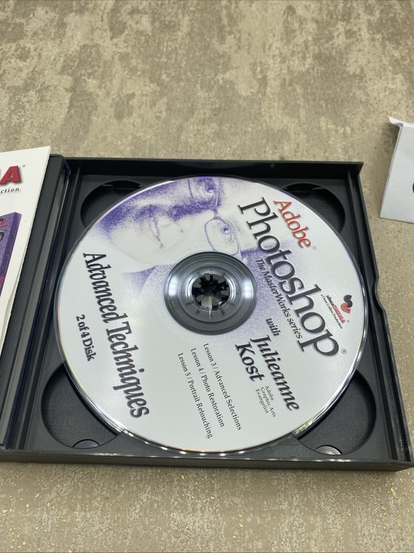 Adobe Photoshop Advanced Tech training by Julieanne Kost - set of 4 CD’s gallery
