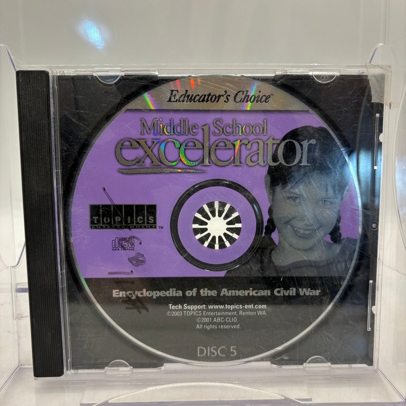Educator’s Choice Middle School Excelerator American Civil War Topics Ent