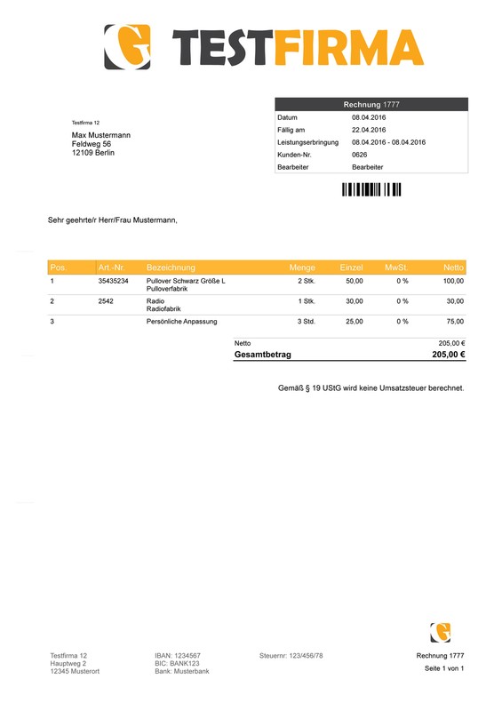 Invoice Program for Dealers, Craftsmen, Service Providers, Retailers, eBay Trade gallery