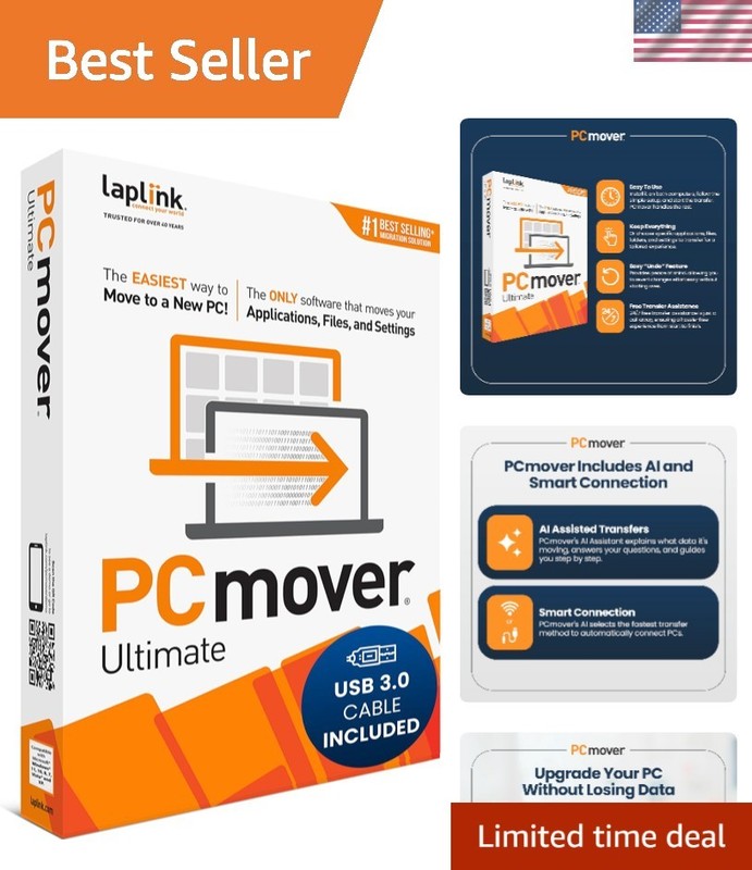 PCmover Ultimate 11 – Migration of your Applications, Files, and Settings fro…