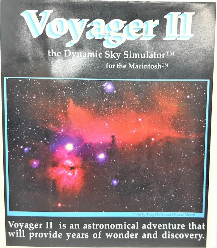 Voyager II the Dynamic Sky Simulator CD-ROM by Carina Software for MAC 2.0 ~1994