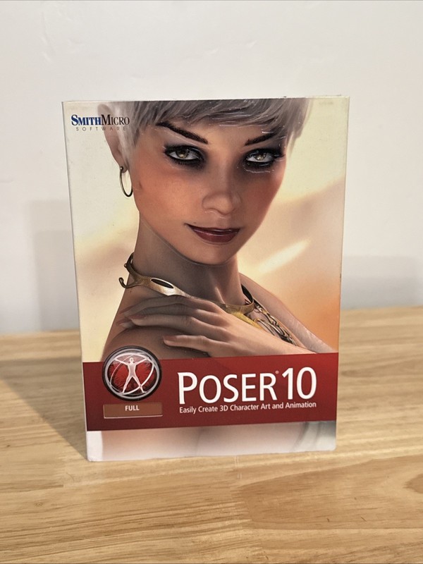 Poser 10 Easily Create 3D Character Art & Animation SmithMicro Software New Seal