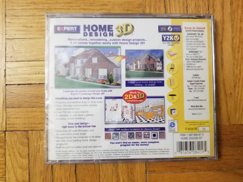 Home Design 3D Design Home and Garden 1999 - Windows 95 & 98 gallery