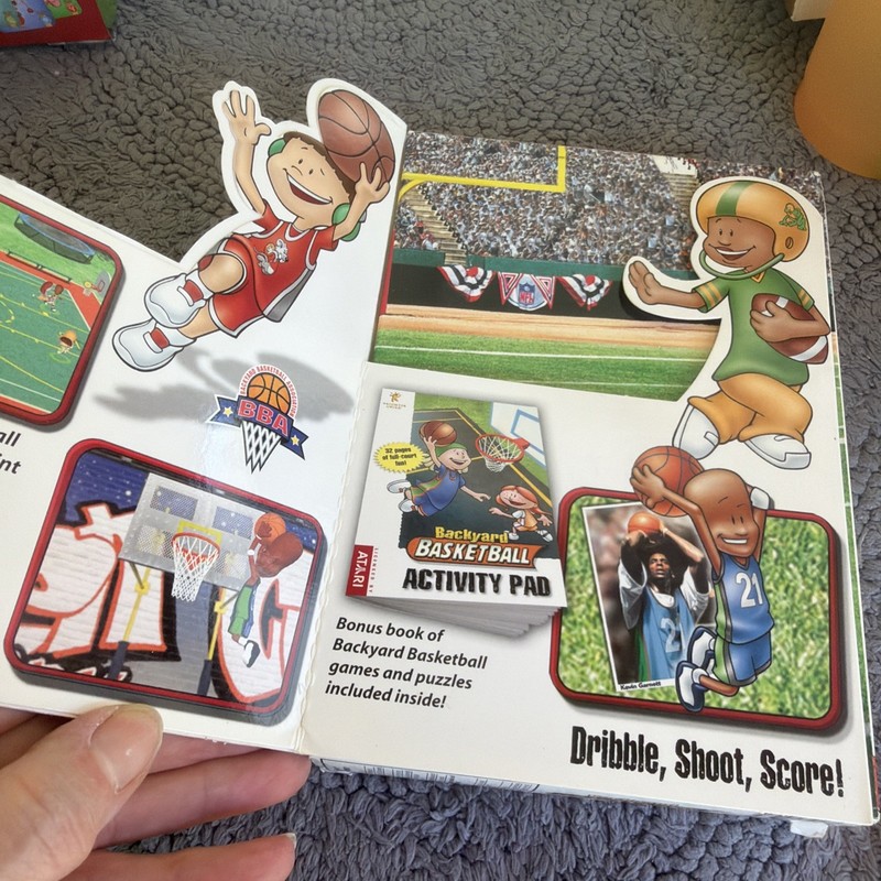 Backyard Sports: Basketball & Football PC MAC DVD 2002 NFL & NBA New Sealed gallery