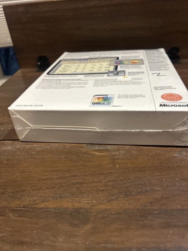 Microsoft Office 98 Macintosh Edition NEW & SEALED Vintage gallery
