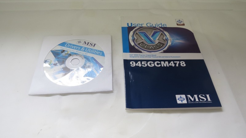 Genuine MSI Drivers & Utilities CD Intel Chipset For Windows XP G71-MI31020-J24 gallery