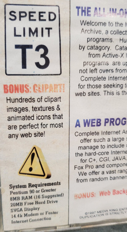 vtg software INTERNET UTILITIES WEB PAGES FOR Windows 95 CD ROM MEDIA KINGS gallery