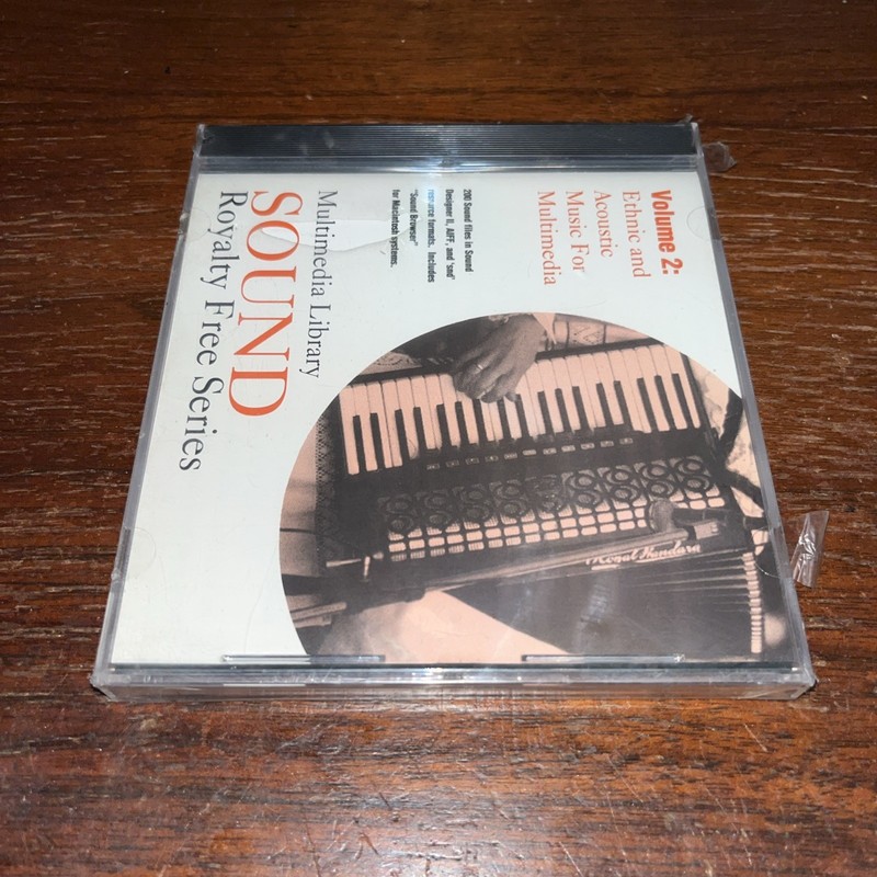 VTG Macintosh Multimedia Library Sound - Vol 2 Ethnic Acoustic New Pkg Wear 1993 gallery