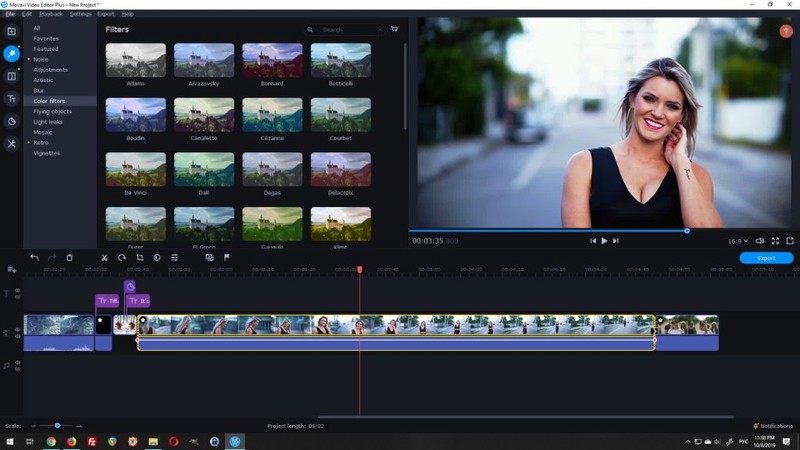 Movavi Video Editor 2026 Lifetime Edit Video AVI WMV MPEG MPEG4 for Windows gallery