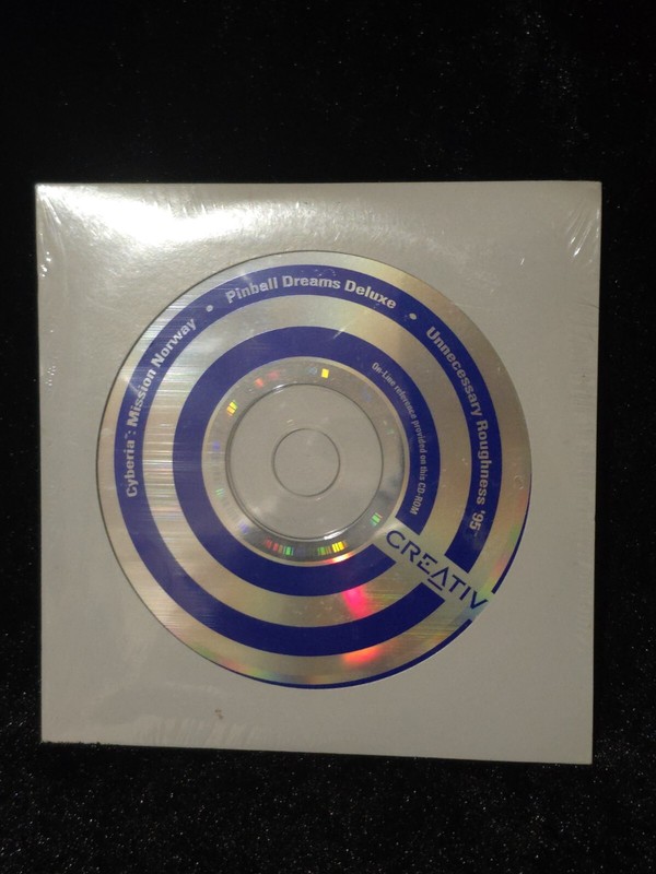 Creative PC CD-ROM Cyberia Mission Norway Pinball Dreams Deluxe Unnecessary R 95