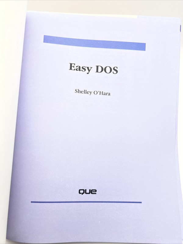 QUE Easy DOS in full color G4 gallery