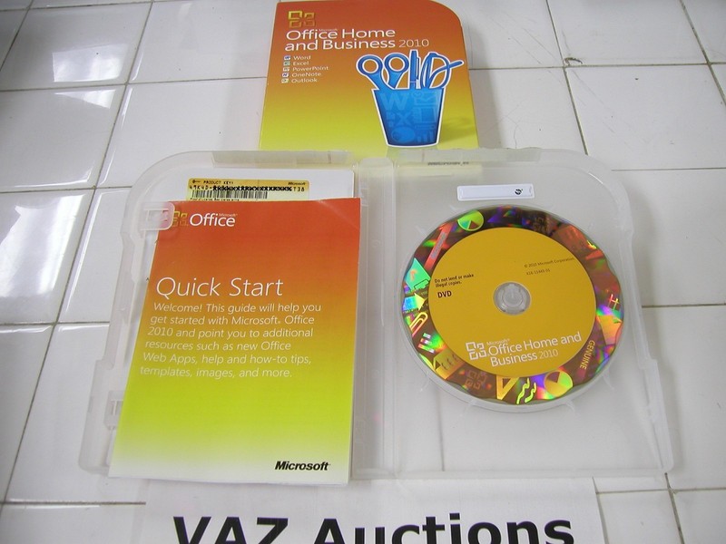 Microsoft Office 2010 Home and Business For 2 PCs Full Retail English Version