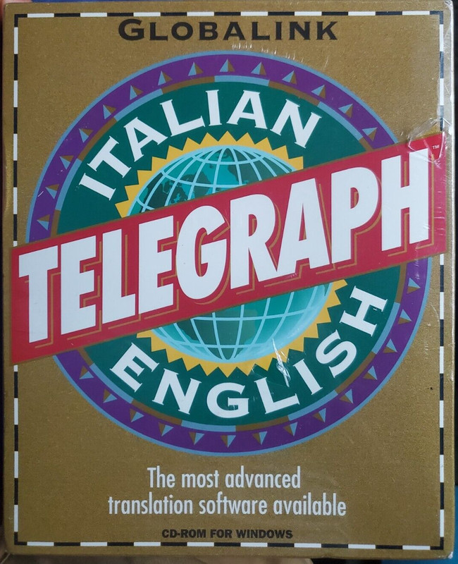 GLOBALINK TELEGRAPH ITALIAN/ENGLISH TRANSLATION SOFTWARE FOR WINDDOWS gallery