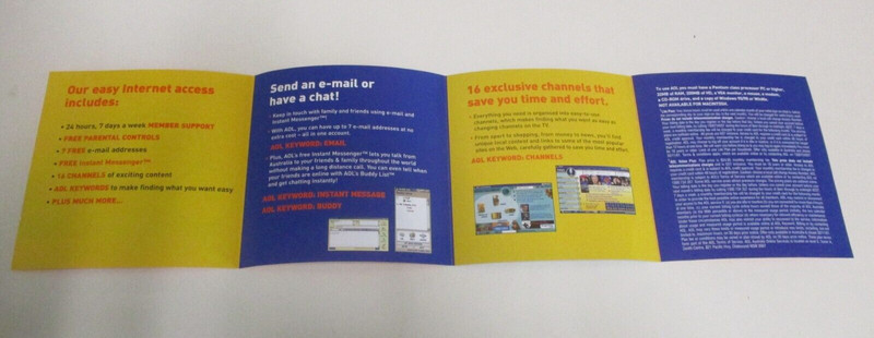 AOL - Australia Online - Internet Starter Kit - CD & Information in Pack - 2001 gallery