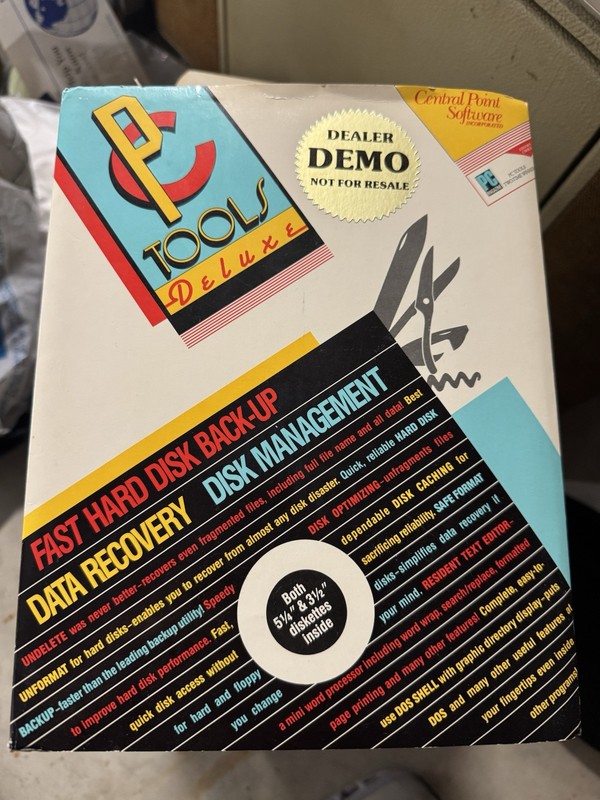 Central Point Software PC Tools Deluxe Ver 5.50 IBM 3.5″ and 5 1/4″ Disk