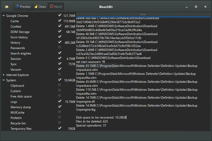Clean Your System and Free Disk Space with BleachBit gallery