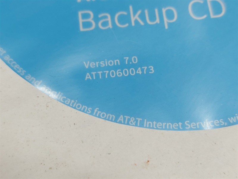 ⭐️⭐️⭐️⭐️⭐️ AT&T Yahoo! 2Wire Backup CD Version 7.0 ATT70600473 gallery