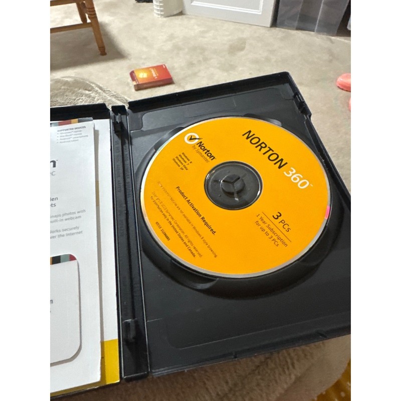 Norton 360 Antivirus Software PC 3 Device Yellow Good 2013 Symantec Deluxe gallery