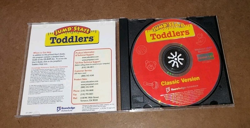 Jump Start Toddlers Classic Version Windows 98/95 Mac Pre-owned 2000 PC gallery
