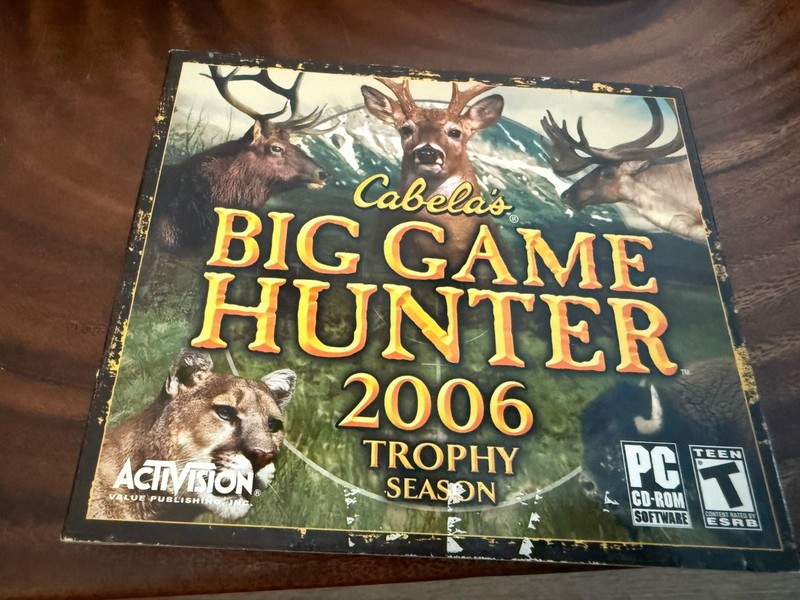 Activision Big Game Hunter 2006 Trophy Season Hunting PC CD-ROM Windows