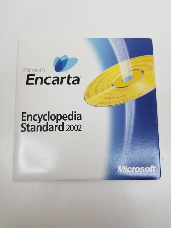 Microsoft Encarta Standard 2002 Encyclopedia: Windows PC NEW / Factory Sealed